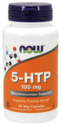 NOW Foods, 5-HTP, 100mg - 60 vcaps