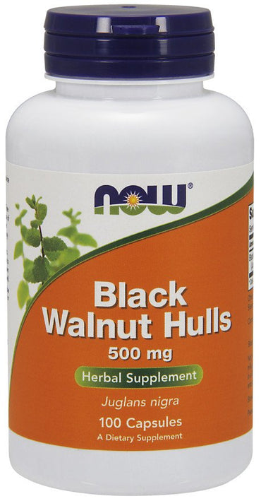 NOW Foods, Black Walnut Hulls, 500mg - 100 caps