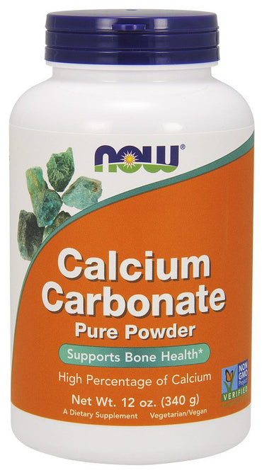 NOW Foods, Calcium Carbonate, Pure Powder - 340g