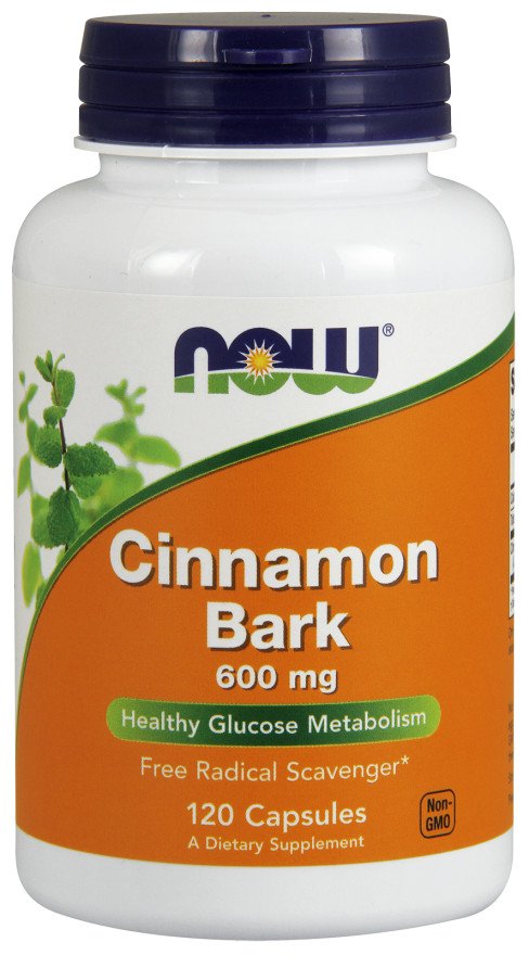 NOW Foods, Cinnamon Bark, 600mg - 120 caps