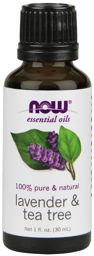 NOW Foods, Essential Oil, Lavender & Tea Tree Oil - 30 ml.