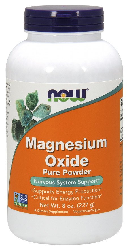 NOW Foods, Magnesium Oxide, Pure Powder - 227g