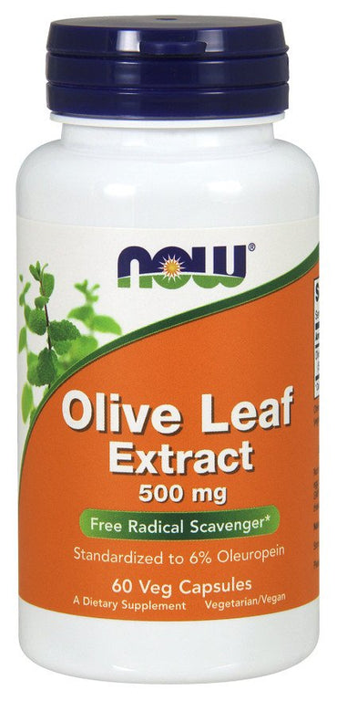 NOW Foods, Olive Leaf Extract, 500mg - 60 vcaps