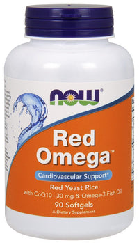 NOW Foods, Red Omega (Red Yeast Rice) - 90 softgels
