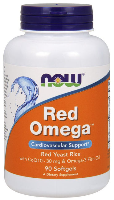 NOW Foods, Red Omega (Red Yeast Rice) - 90 softgels