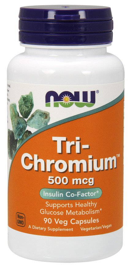 NOW Foods, Tri-Chromium, 500mcg - 90 vcaps