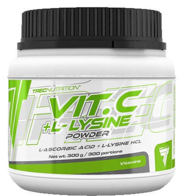 Trec Nutrition, Vit. C + L-Lysine Powder - 300g