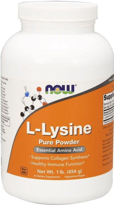 NOW Foods, L-Lysine, 1000mg (Powder) - 454g