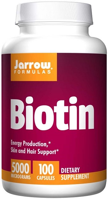 Jarrow Formulas, Biotin, 5000mcg - 100 caps