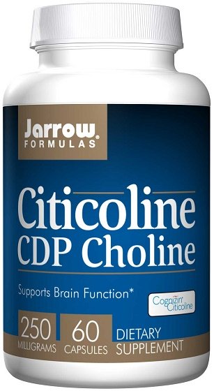 Jarrow Formulas, Citicoline CDP Choline, 250mg - 60 caps