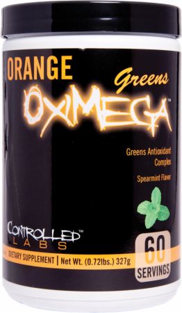 Controlled Labs, Orange OxiMega Greens, Spearmint Flavor - 327g