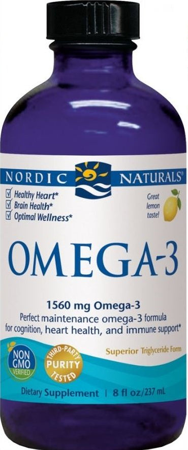 Nordic Naturals, Omega-3, 1560mg Lemon - 237 ml.