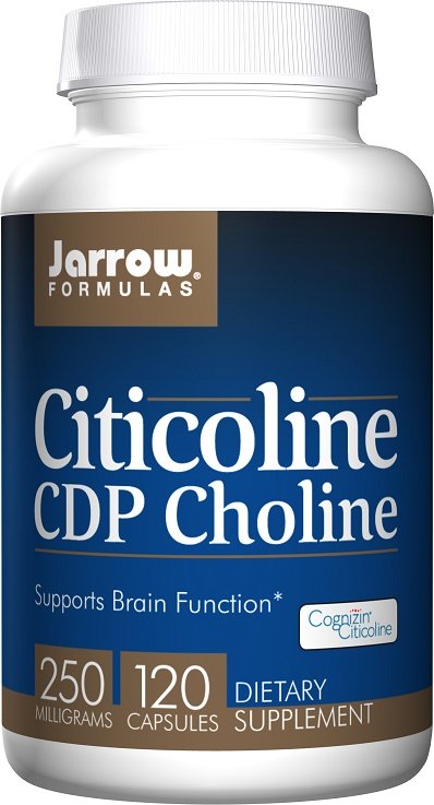 Jarrow Formulas, Citicoline CDP Choline, 250mg - 120 caps