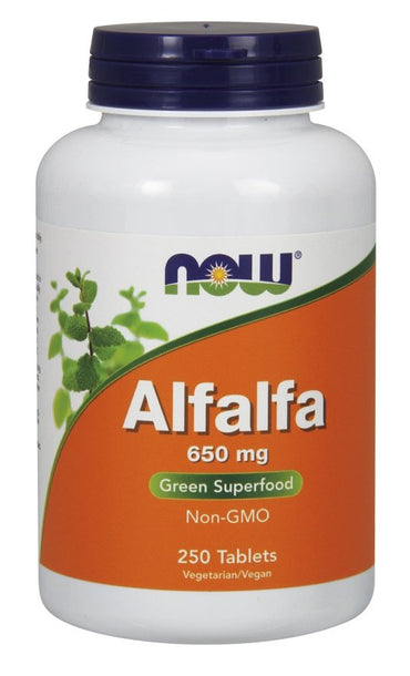 NOW Foods, Alfalfa, 650mg - 250 tablets