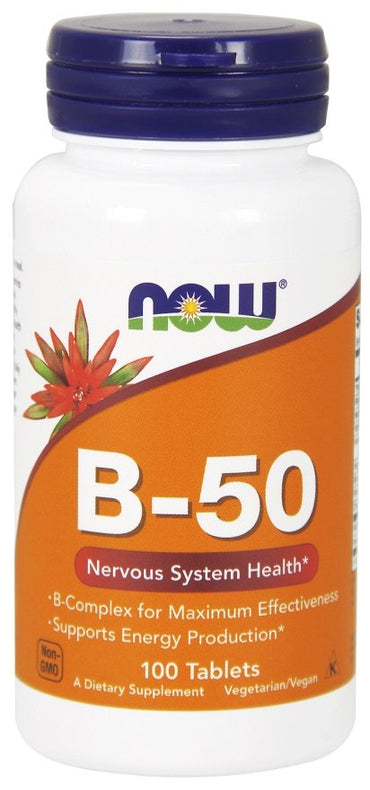 NOW Foods, Vitamin B-50 - 100 tablets