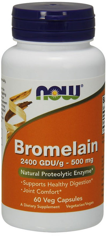NOW Foods, Bromelain, 500mg - 60 vcaps