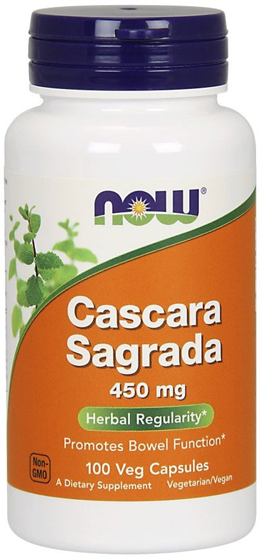 NOW Foods, Cascara Sagrada, 450mg - 100 vcaps