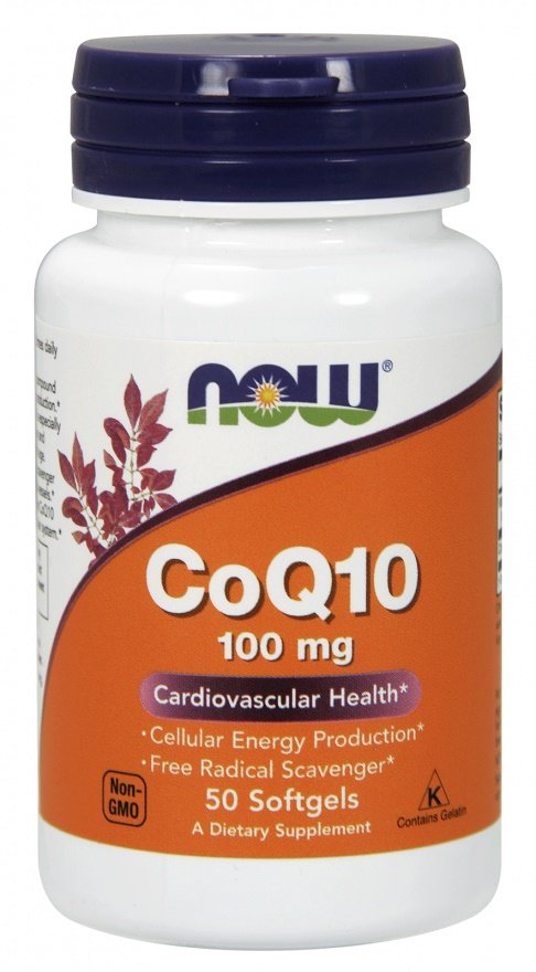NOW Foods, CoQ10, 100mg - 50 softgels