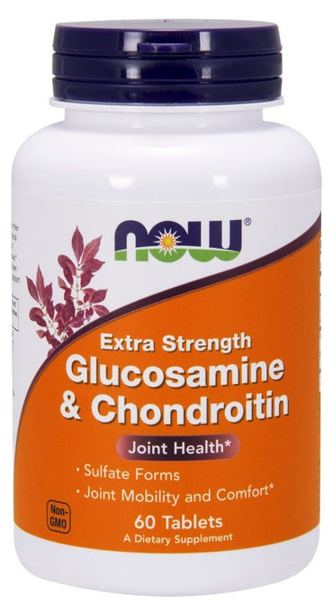 NOW Foods, Glucosamine & Chondroitin Extra Strength - 60 tabs