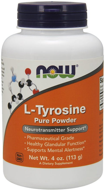 NOW Foods, L-Tyrosine, Powder - 113g