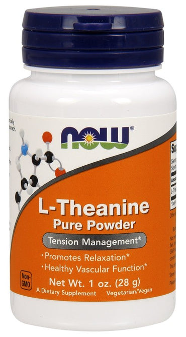 NOW Foods, L-Theanine, Pure Powder - 28g