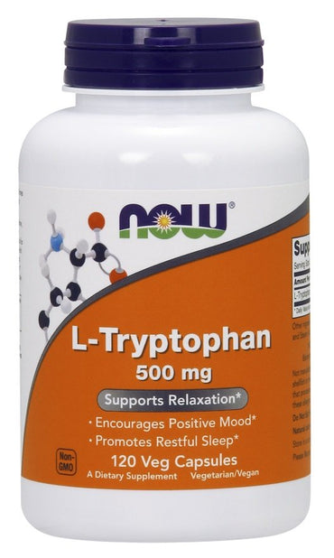 NOW Foods, L-Tryptophan, 500mg - 120 vcaps