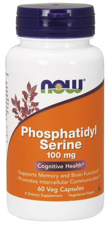 NOW Foods, Phosphatidyl Serine, 100mg - 60 vcaps