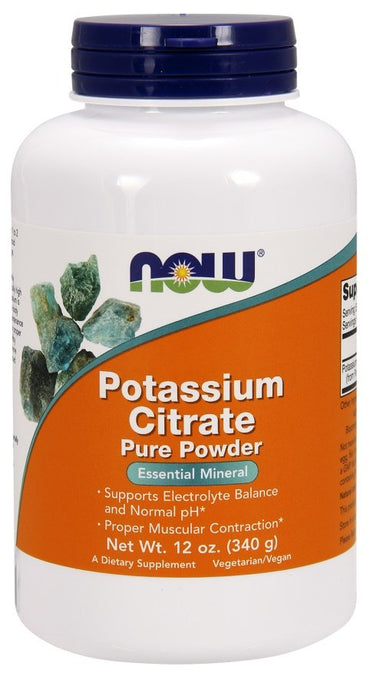 NOW Foods, Potassium Citrate, Pure Powder - 340g
