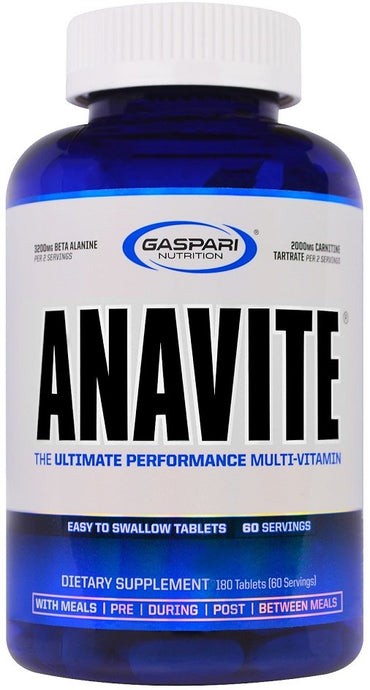 Gaspari Nutrition, Anavite - 180 tablets