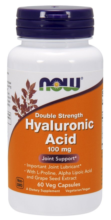 NOW Foods, Hyaluronic Acid, 100mg Double Strength - 60 vcaps