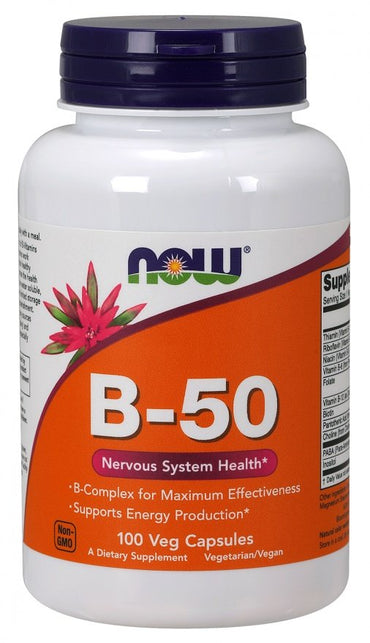 NOW Foods, Vitamin B-50 - 100 vcaps