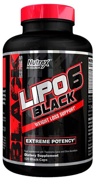 Nutrex, Lipo-6 Black - 120 black caps