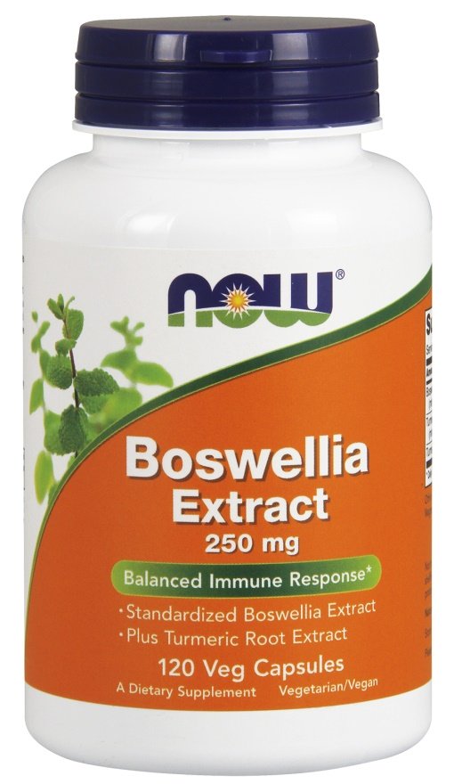 NOW Foods, Boswellia Extract Plus Turmeric Root Extract, 250mg - 120 vcaps
