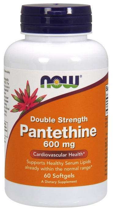 NOW Foods, Pantethine, 600mg Double Strength - 60 softgels