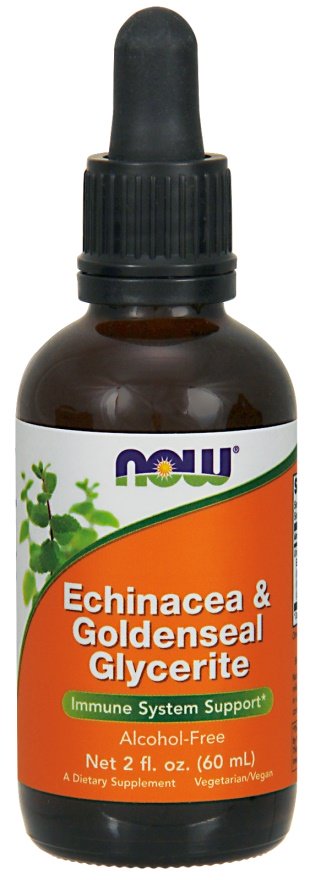 NOW Foods, Echinacea & Goldenseal Glycerite - 60 ml.
