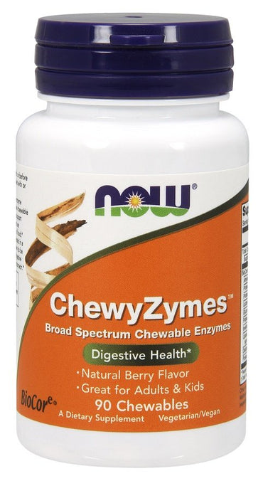 NOW Foods, ChewyZymes - 90 chewables