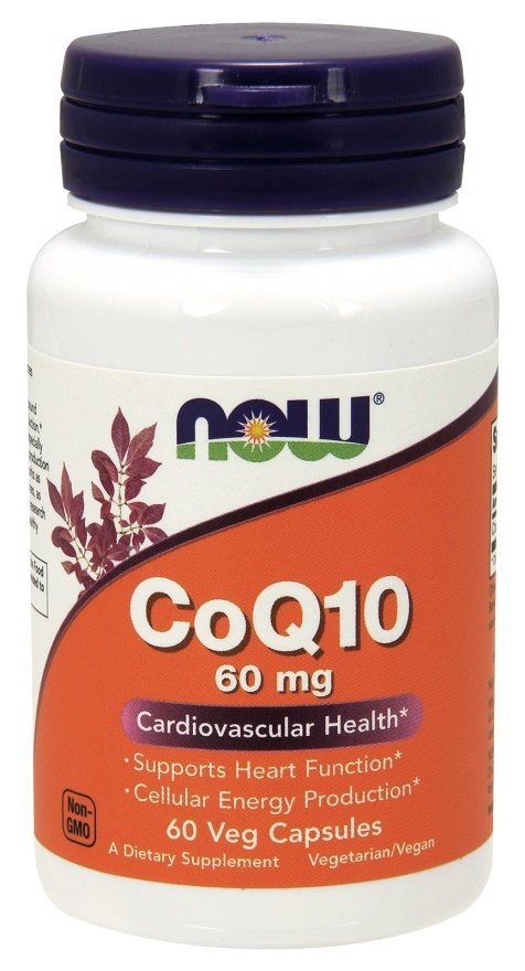 NOW Foods, CoQ10, 60mg - 60 vcaps