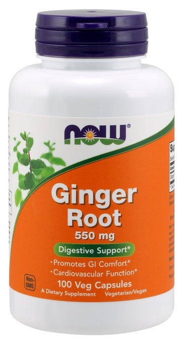 NOW Foods, Ginger Root, 550mg - 100 vcaps