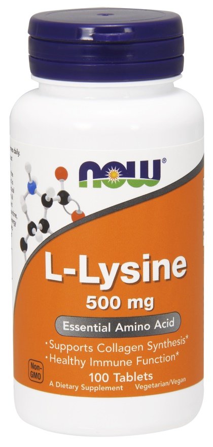 NOW Foods, L-Lysine, 500mg - 100 tablets