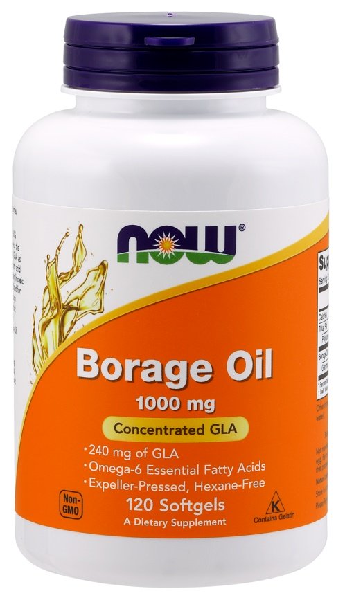 NOW Foods, Borage Oil, 1000mg - 120 softgels