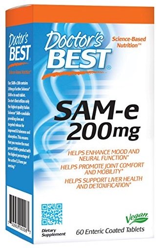 Doctor's Best, SAM-e, 200mg - 60 tablets