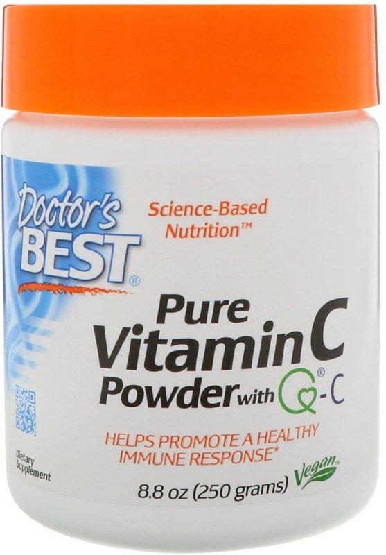 Doctor's Best, Pure Vitamin C Powder with Quali-C - 250g