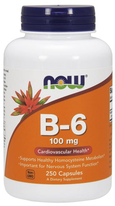 NOW Foods, Vitamin B-6, 100mg - 250 caps