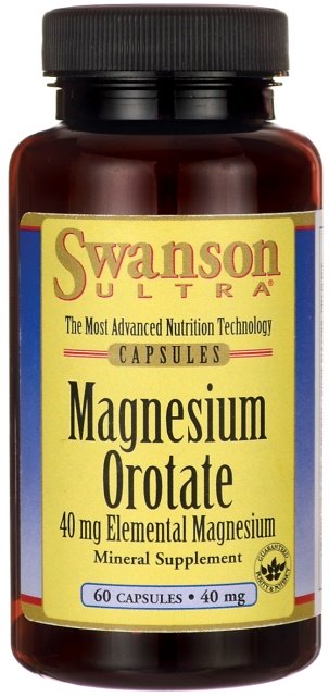 Swanson, Magnesium Orotate, 40mg - 60 caps