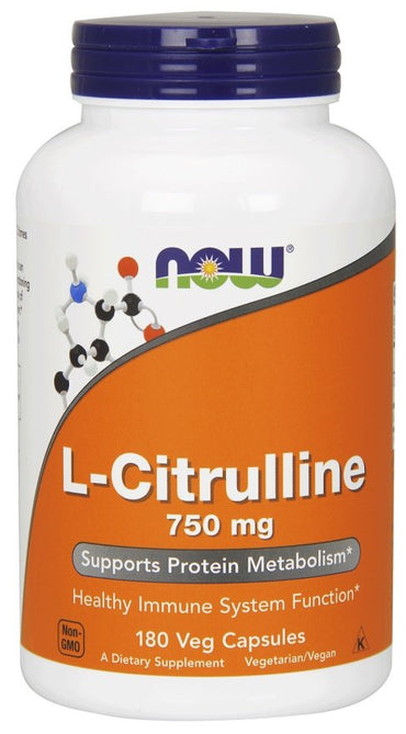 NOW Foods, L-Citrulline, 750mg - 180 vcaps