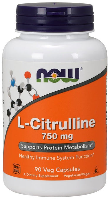 NOW Foods, L-Citrulline, 750mg - 90 vcaps