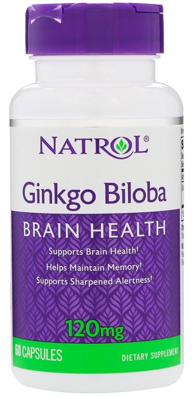 Natrol, Ginkgo Biloba, 120mg - 60 caps