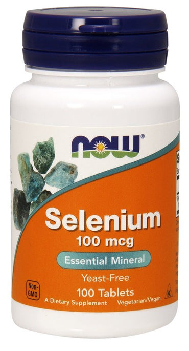 NOW Foods, Selenium, 100mcg - 100 tabs