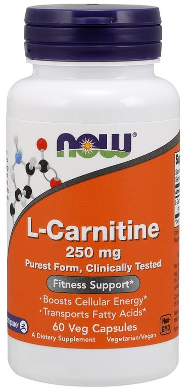 NOW Foods, L-Carnitine, 250mg - 60 vcaps
