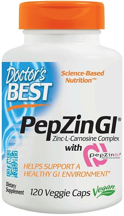 Doctor's Best, PepZin GI - 120 vcaps